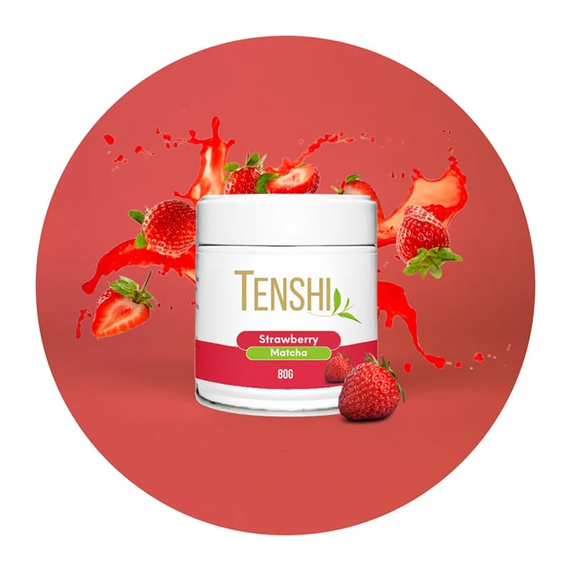 Strawberry Matcha Blend – Tenshi Matcha