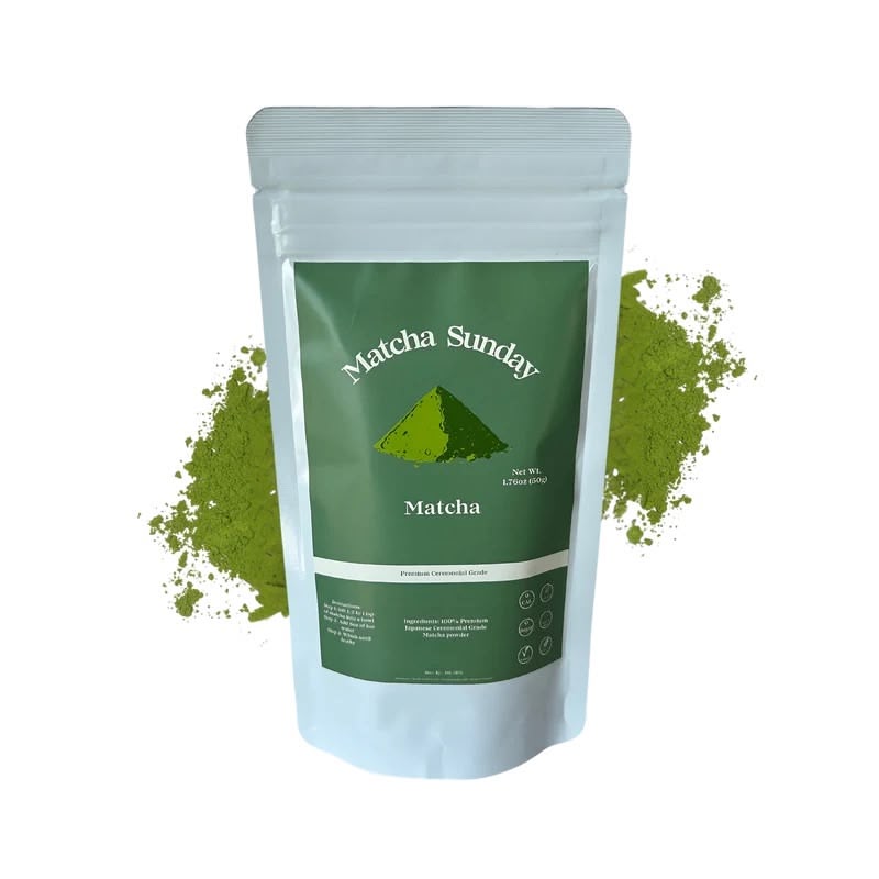 Ceremonial Grade Matcha Powder (50g) – Matcha Sunday